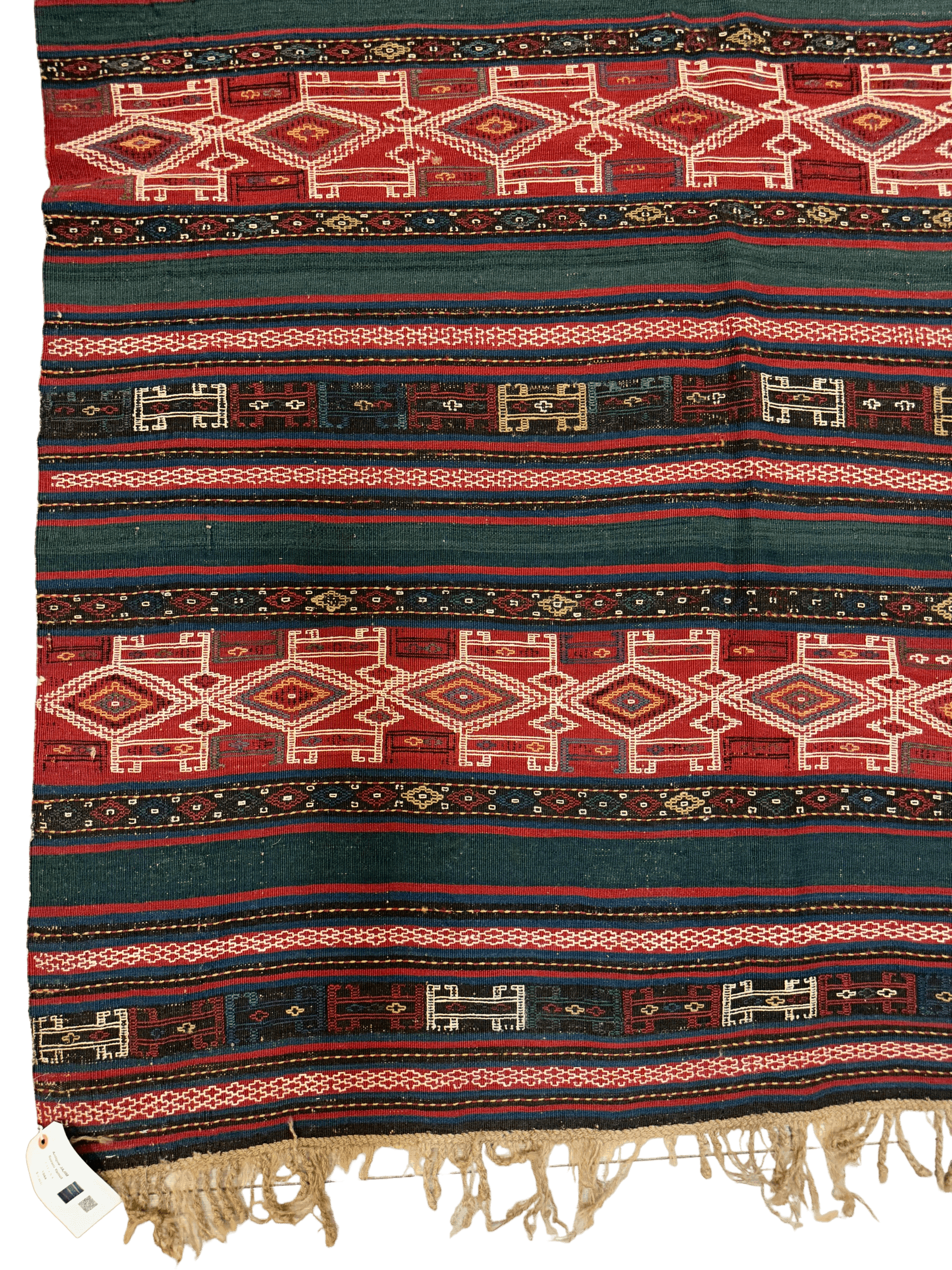 Antique Azerbaijani Verneh Rug — 1900s | 5'4" × 7'11"