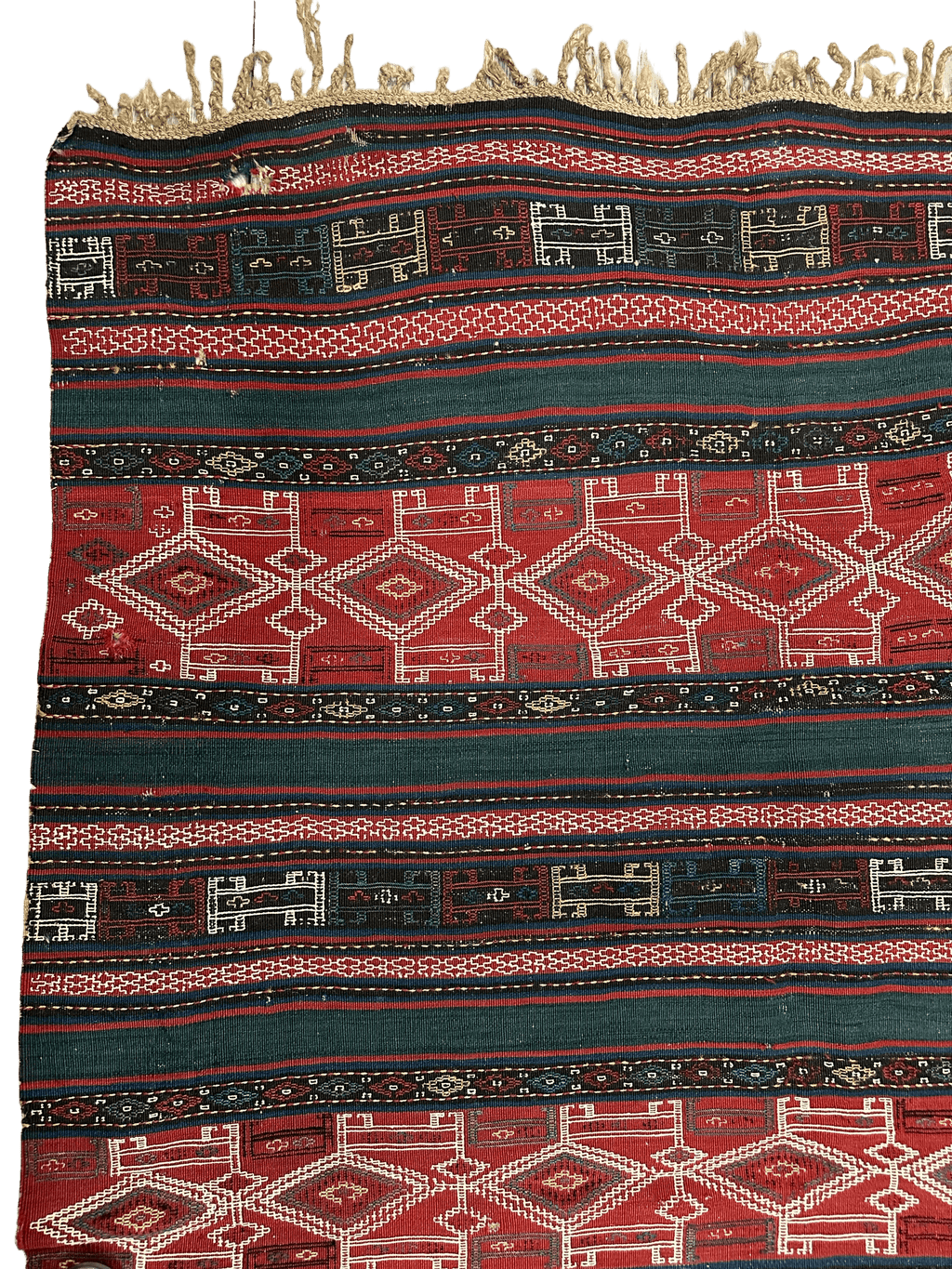 Antique Azerbaijani Verneh Rug — 1900s | 5'4" × 7'11"