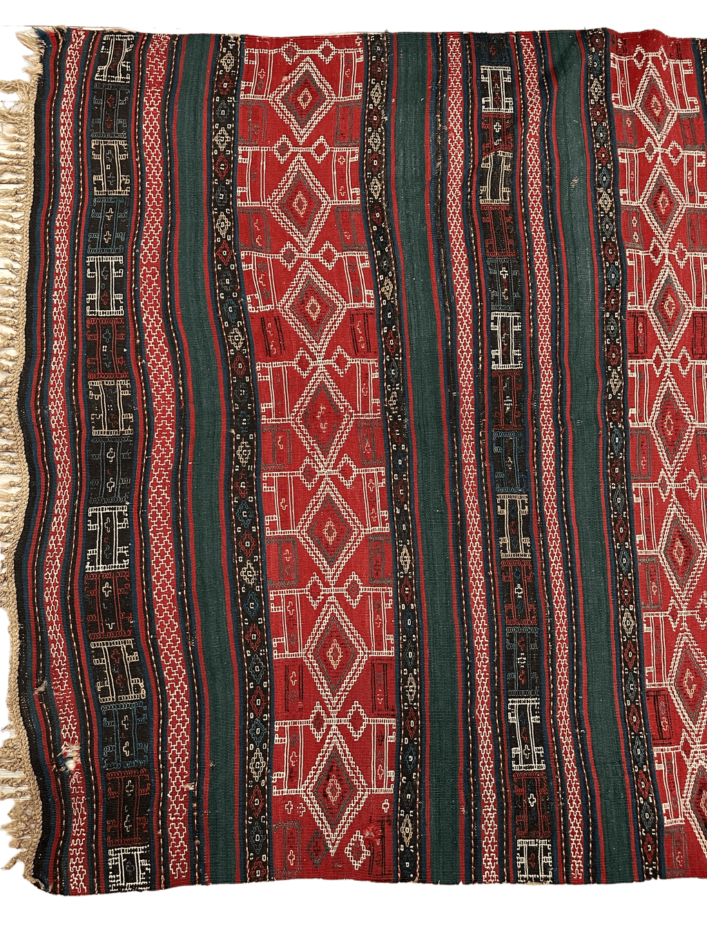 Antique Azerbaijani Verneh Rug — 1900s | 5'4" × 7'11"