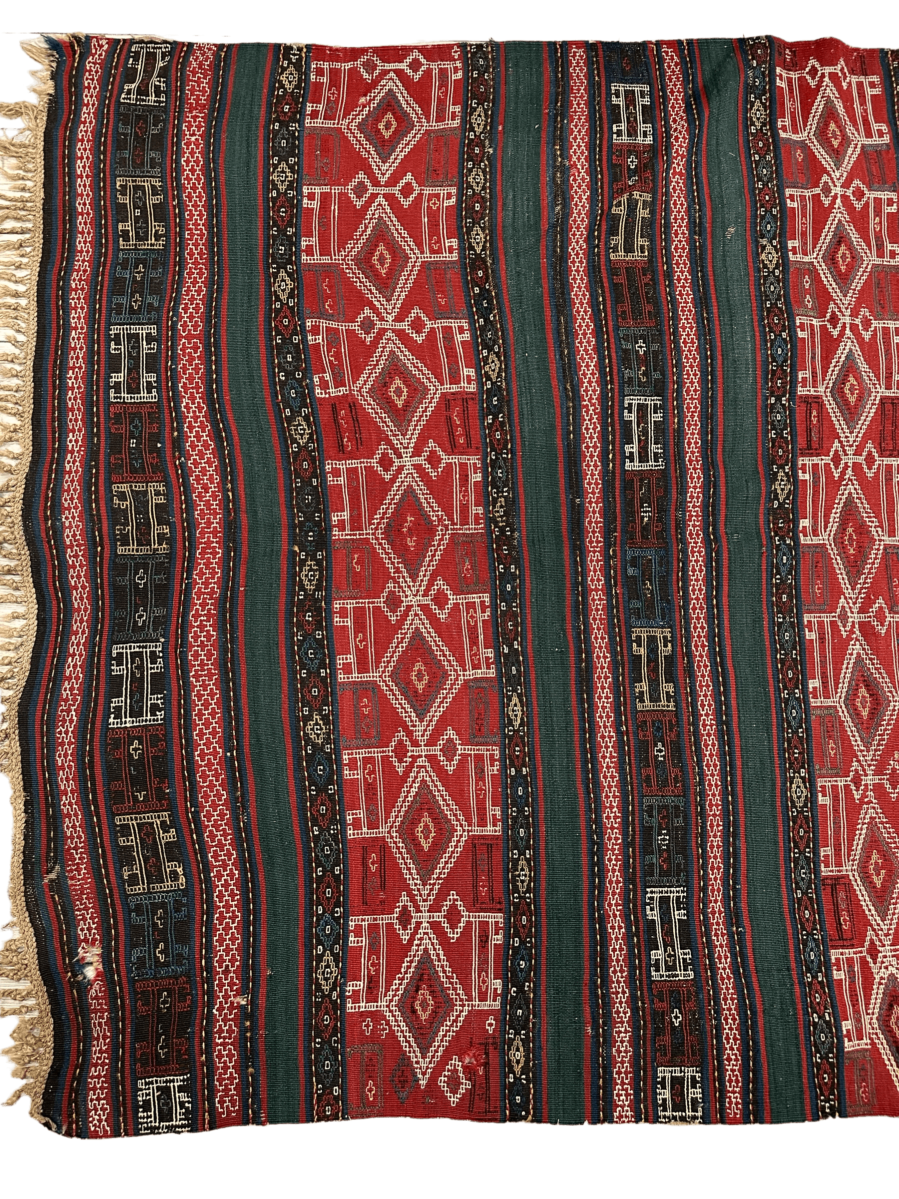 Antique Azerbaijani Verneh Rug — 1900s | 5'4" × 7'11"