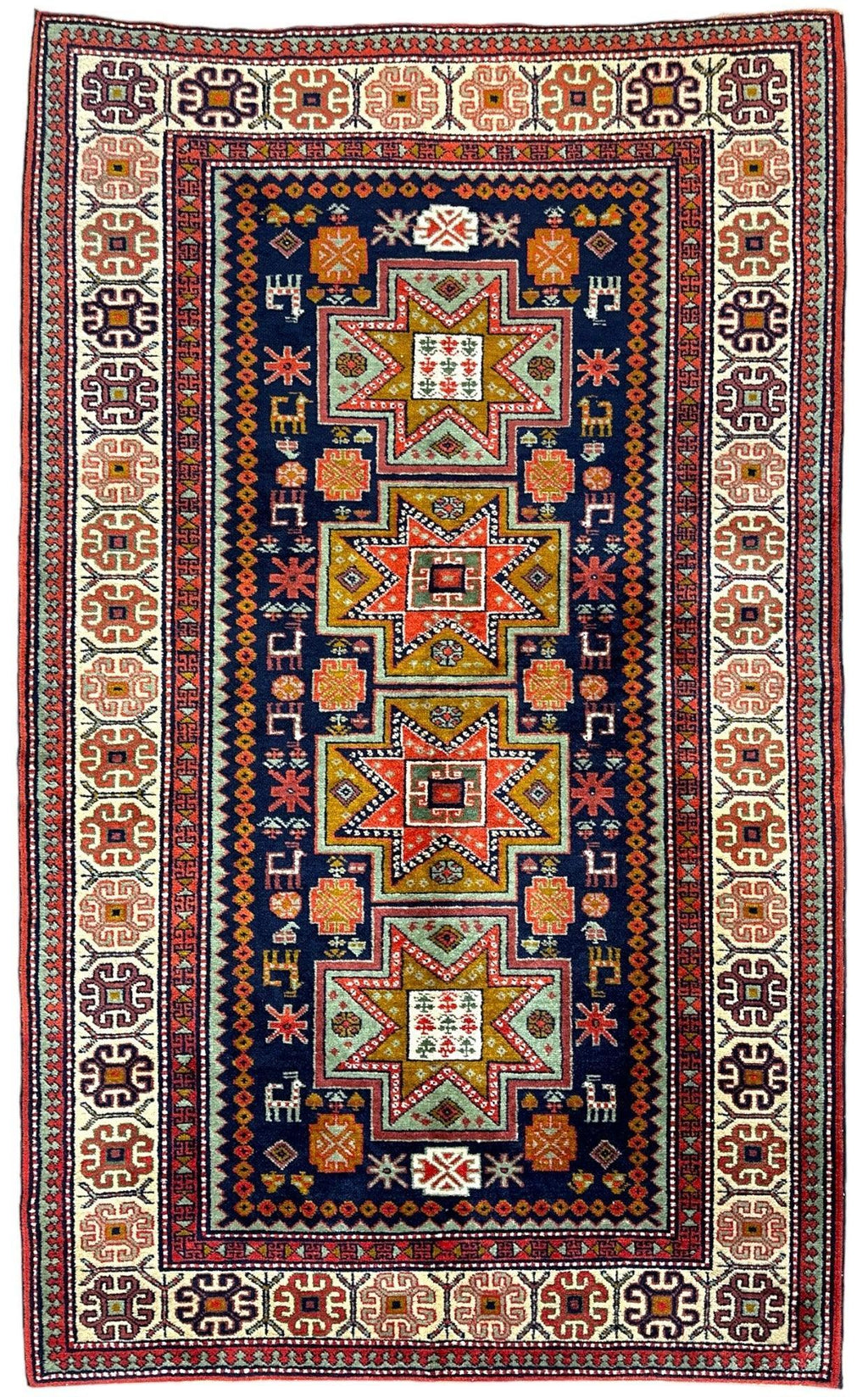 Vintage Armenian Karabakh Runner — 1960s | 4'2" × 7'1"