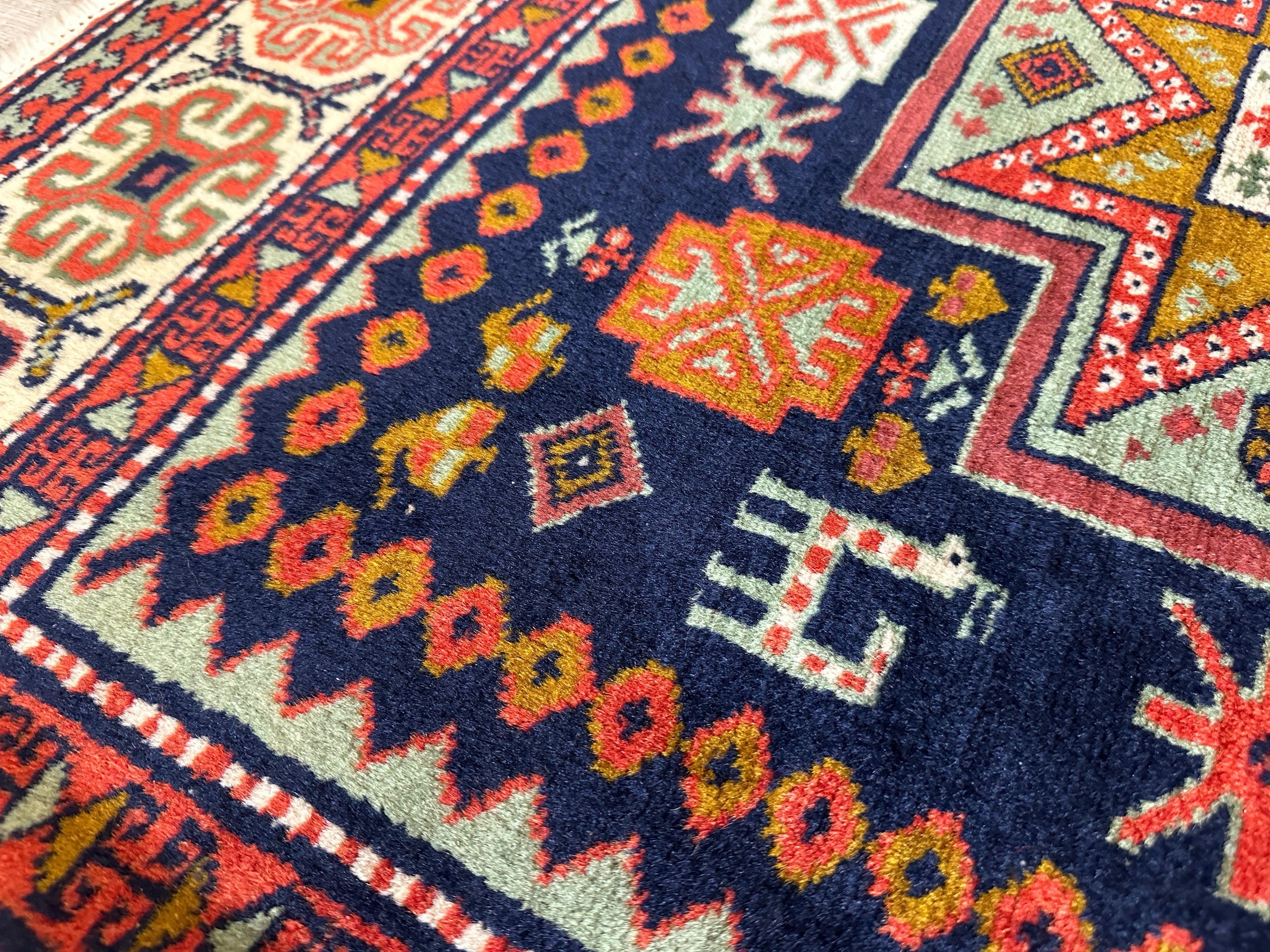 Vintage Armenian Karabakh Runner — 1960s | 4'2" × 7'1"