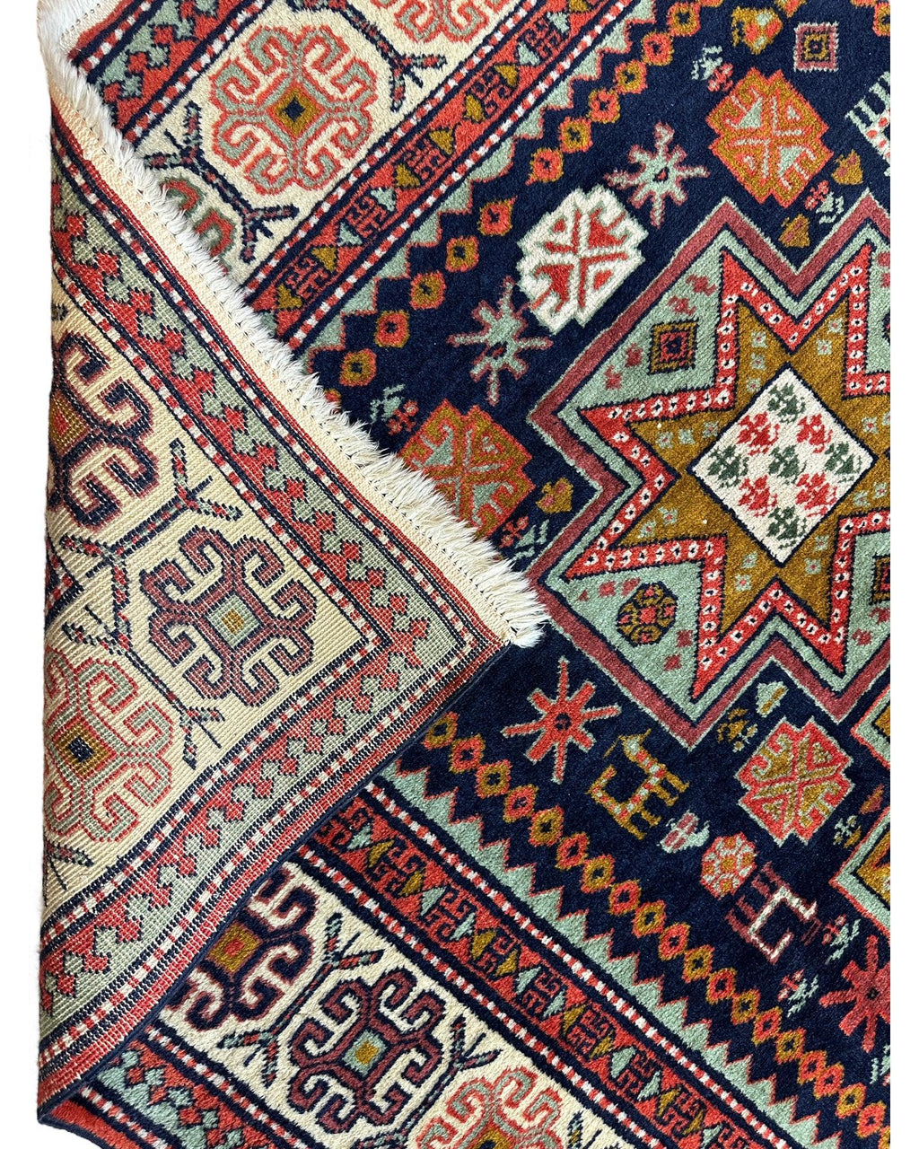 Vintage Armenian Karabakh Runner — 1960s | 4'2" × 7'1"