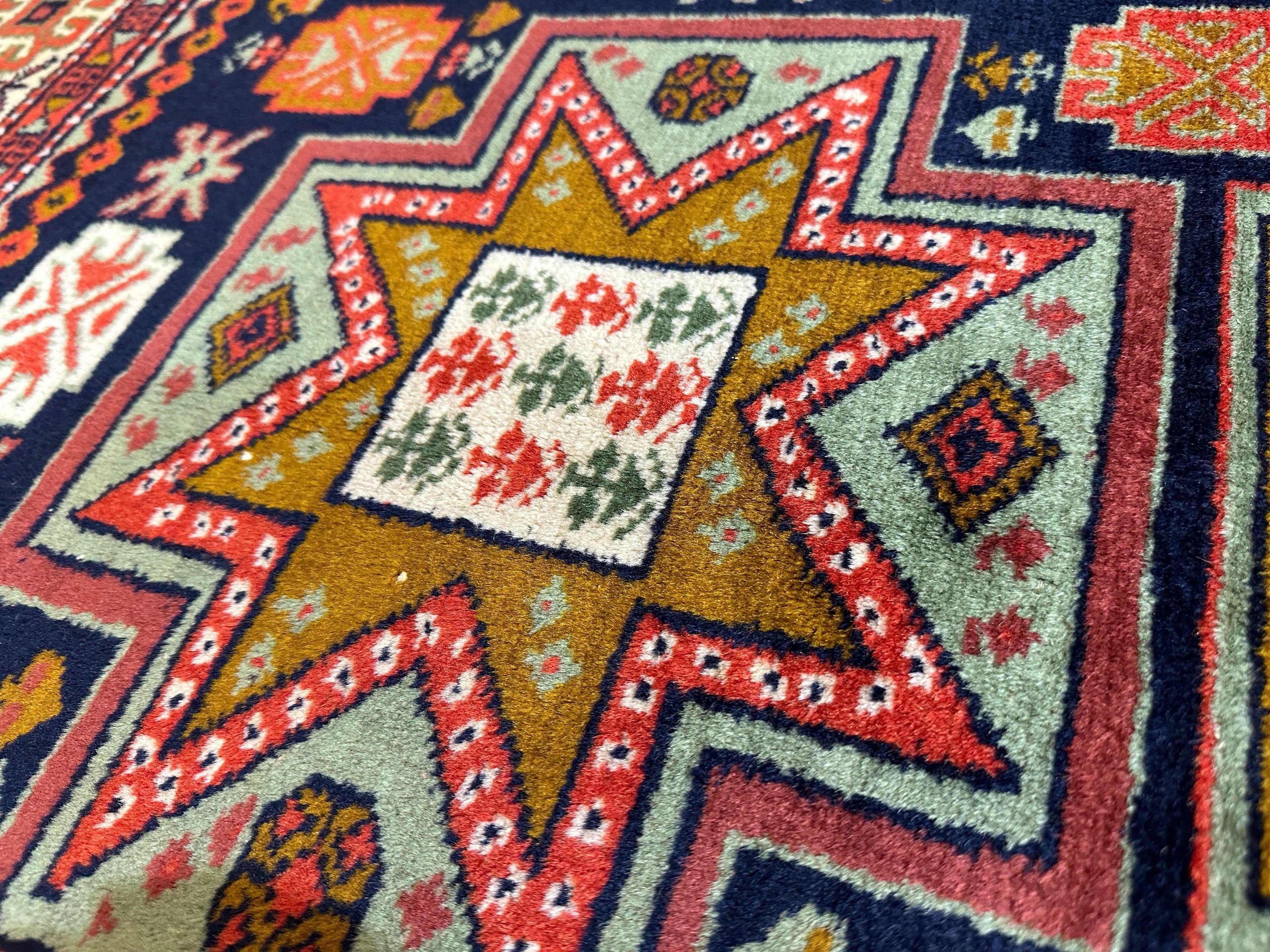 Vintage Armenian Karabakh Runner — 1960s | 4'2" × 7'1"