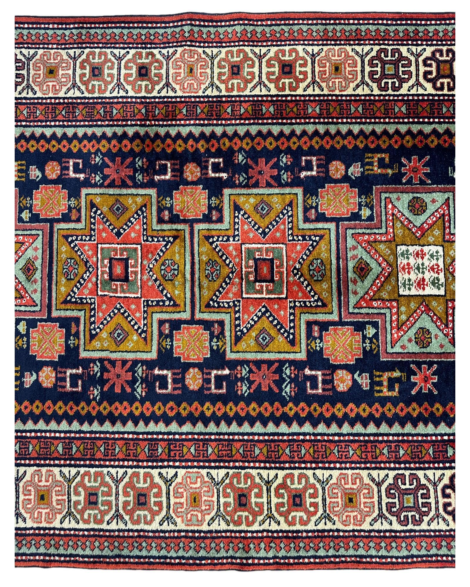 Vintage Armenian Karabakh Runner — 1960s | 4'2" × 7'1"