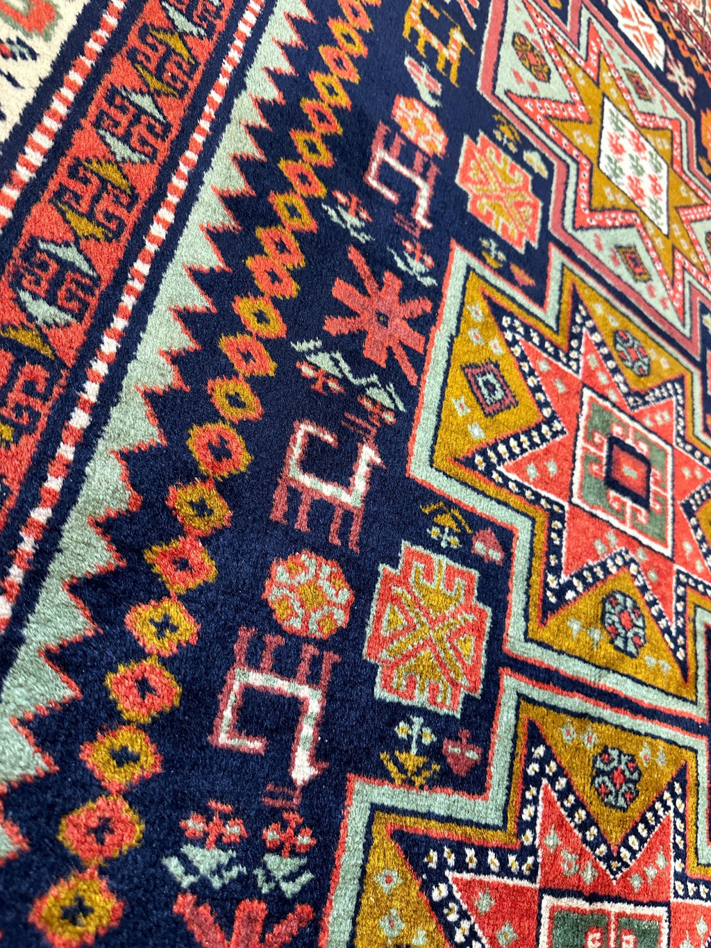 Vintage Armenian Karabakh Runner — 1960s | 4'2" × 7'1"