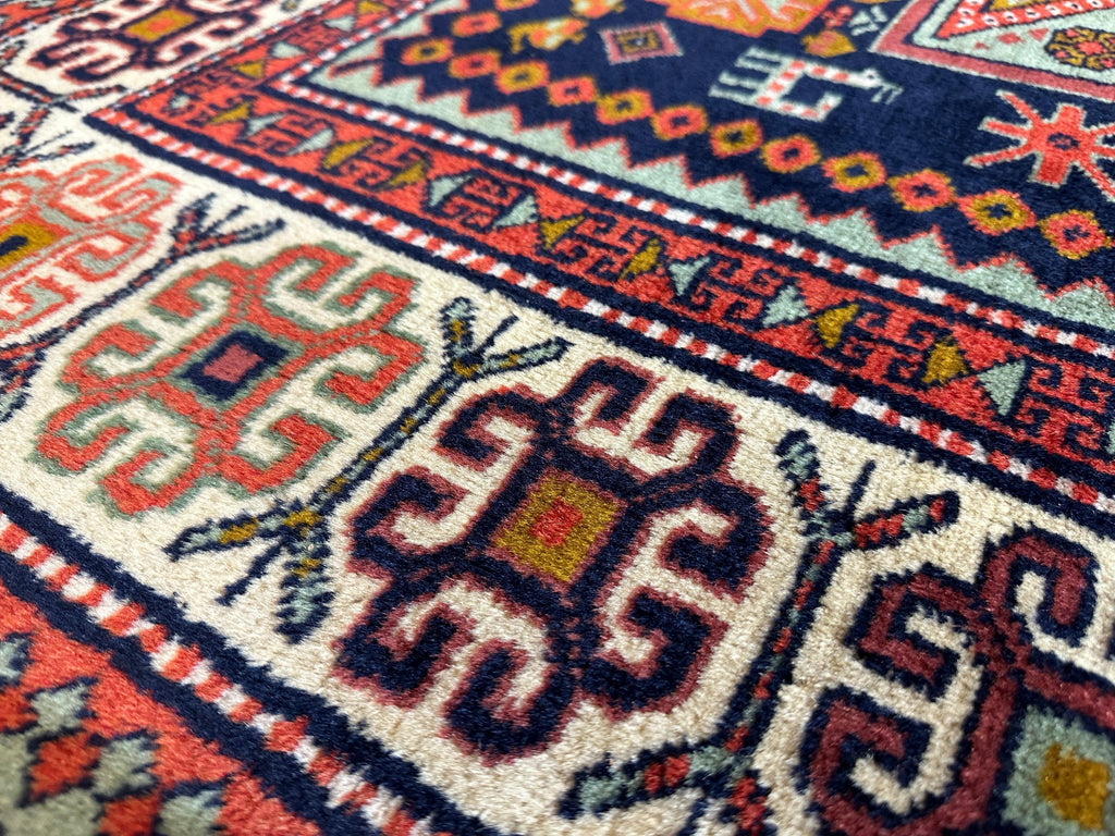Vintage Armenian Karabakh Runner — 1960s | 4'2" × 7'1"