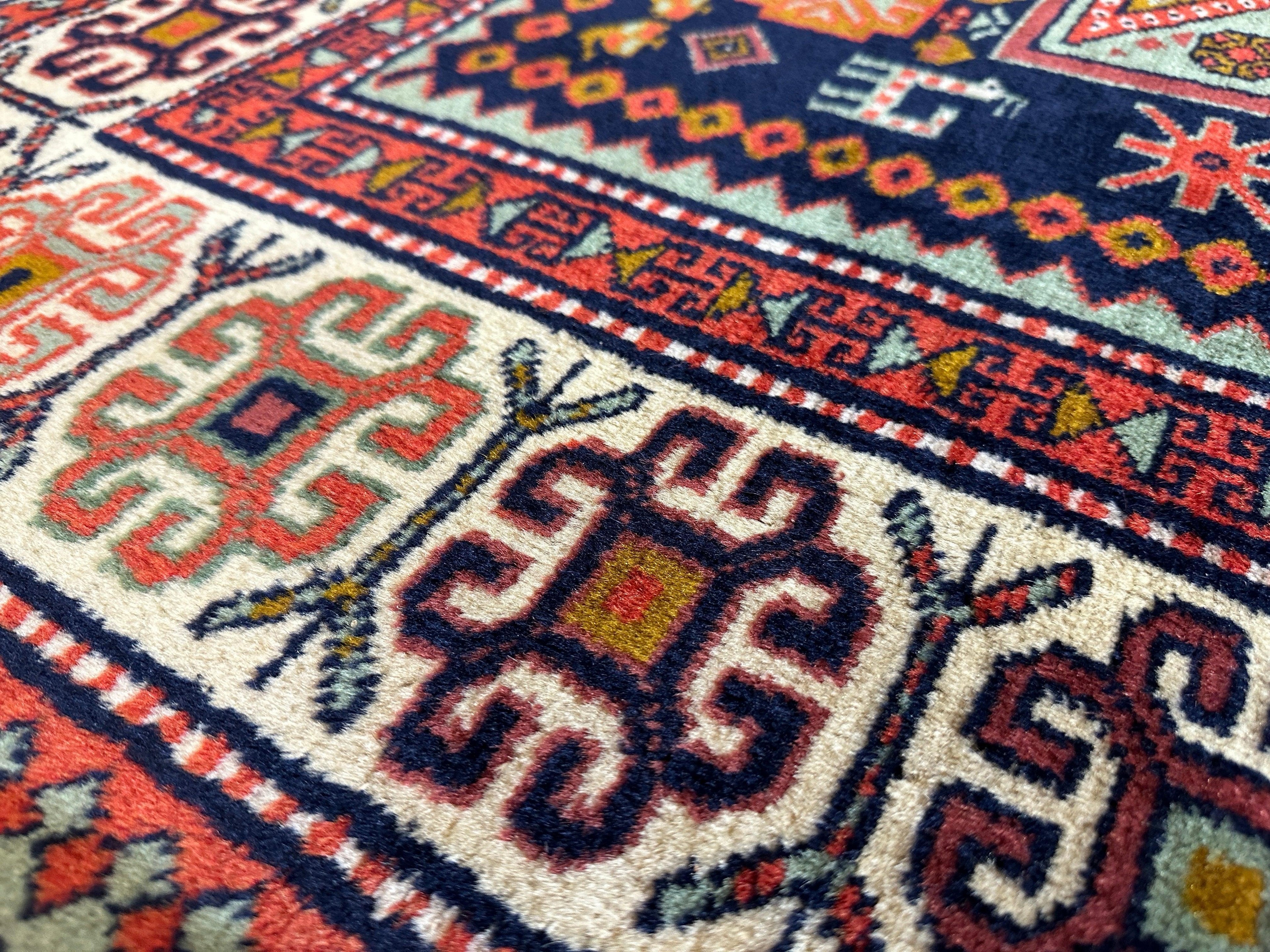 Vintage Armenian Karabakh Runner — 1960s | 4'2" × 7'1"