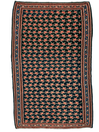 Vintage Persian Senneh Kilim — 1950s | 4'4" x 6'10"