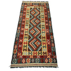 New Afghan Kilim Runner — 3'3" x 6'7"