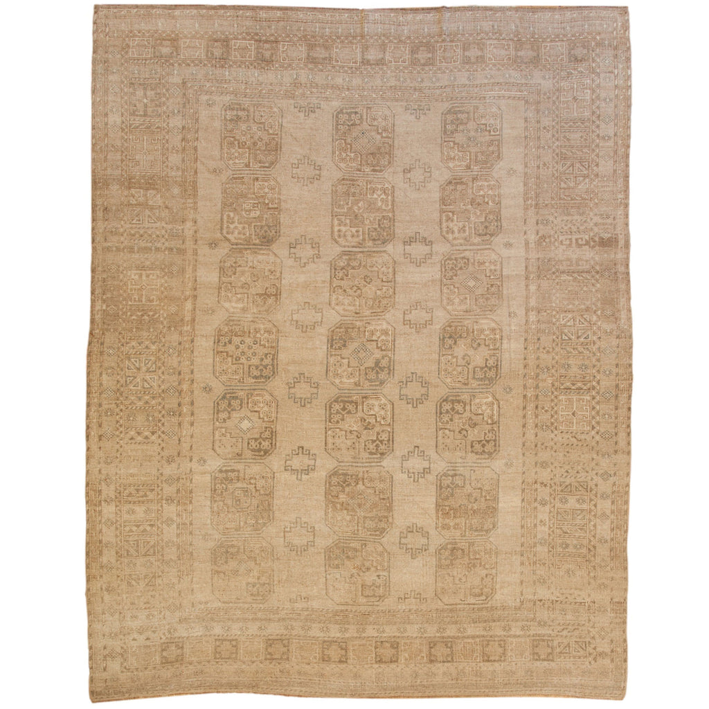 Vintage Afghan Ersari Carpet — 1950s | 8'4" x 10'7"