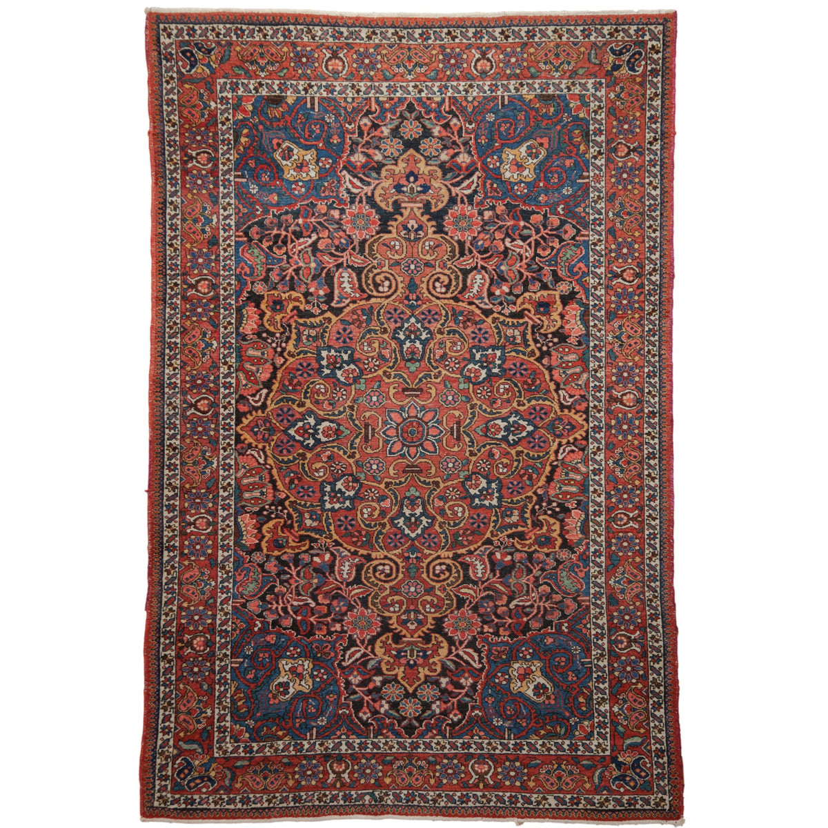 Vintage Persian Isfahan Rug — 1940s | 4'5" x 6'7"