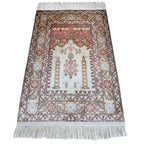 Vintage Turkish Kayseri Silk Rug — 1980s | 2'2" x 3'